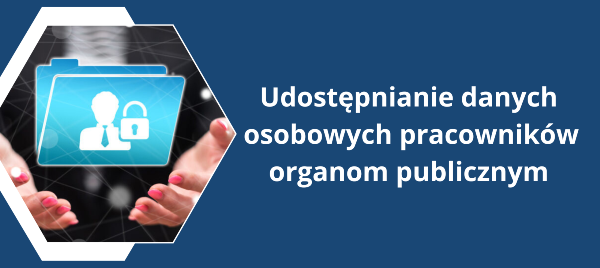 Udost pnianie Danych Osobowych Pracownik w Organom Publicznym 